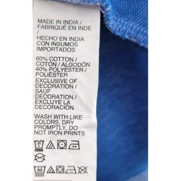 Izod Advantage Performance Stretch Polo Shirt Men’s Size M Blue Short Sleeve - Picture 7 of 8